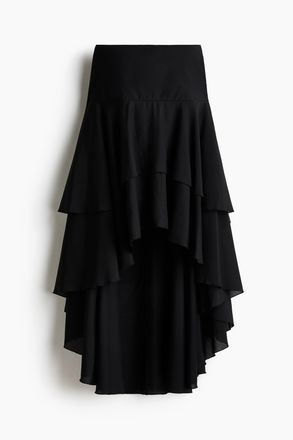H&M Stufenjupe - Schwarz