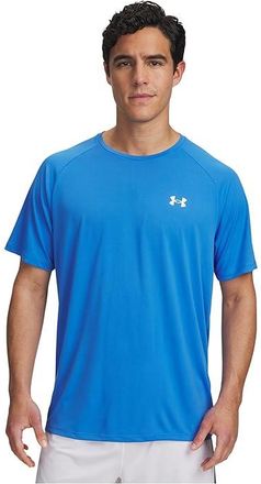 Under Armour UA Tech 2.0 Short Sleeve T-Shirts Mens T Shirt Blue Atlantis/White : 2XL Tall, Polyester
