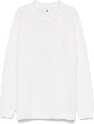 C.P. Company cable-knit sweater - men - Polyamide/Wool - S - Neutrals