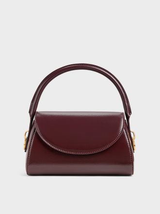 Charles & Keith Kaila Front-Flap Top Handle Bag