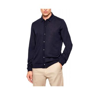 HUGO BOSS Truien & Vesten, Heren, Blauw, L, Cardigan