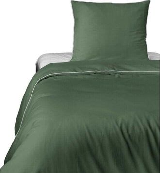 OEM Juego De Cama De Algod&oacute;n Puro 140x200 Verde Premium