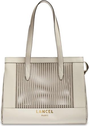 Lancel Tote Bags, female, White, Size: ONE SIZE Cabas Zippe L Jour Animation Ajouree