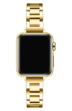 Posh Tech Lenox Apple Watch Bracelet Watchband in Gold at Nordstrom
