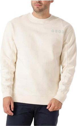 The Goodpeople Ecru Lteddy Sweater voor Heren - Heren - Sweatshirts - Wit - 2XL - Hoodies & sweatvesten