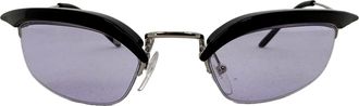 Prada Prada cat-eye zonnebril in paars metaal