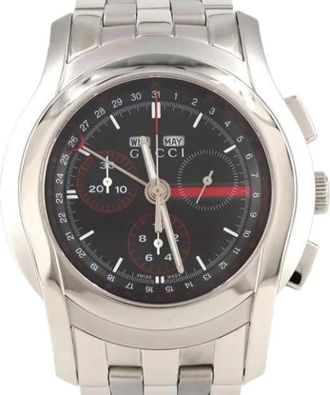 Gucci Pre-owned Chronograph Polshorloge - Heren - Vintage Horloges - Zwart - ONE Size - Vintage