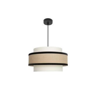 Fabrilamp L&aacute;mpara De Techo Colgante Cornalina 1x27 Beis/negro 40d