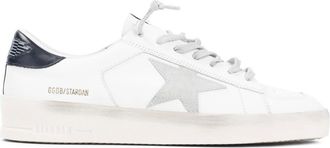 Golden Goose Sneakers, male, White, 6 UK, White Ice Blue Stardan Trainers