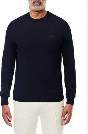Lacoste Crew Neck Ribbed Sweater