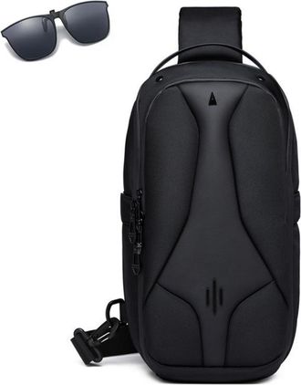 Generic Multipurpose Waterproof Sling Bag for Men,Large Capacity Sport Casual Shoulder Bag,Outdoor Travel Anti-Theft Crossbody Bags