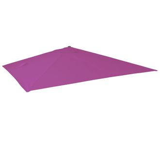 Hhg Hhg - Telo Copertura Per Ombrelloni Quadrati Decentrati 335x335cm Viola