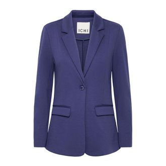 Ichi Americano Azul Chaqueta Blazer Silueta Cl&aacute;sica - Jackets - Mujer - Azul - XS