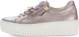 Gabor Womens Cara Bee Platform Sneaker In Rose Gold