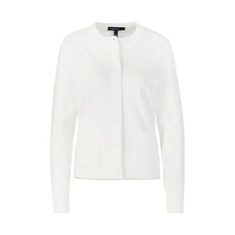 Marc Cain Rechteckiger Cardigan - Dames - Truien - Wit - Maat: L Viscose