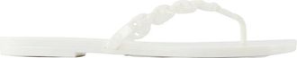 Tory Burch Gemini Link Jelly - Dames - Slippers - Wit - 37 EU - Schoenen