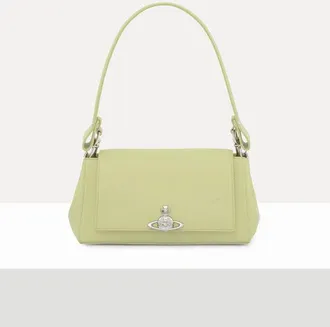 Vivienne Westwood Hazel Medium Handbag Pu Smooth Pastel-green