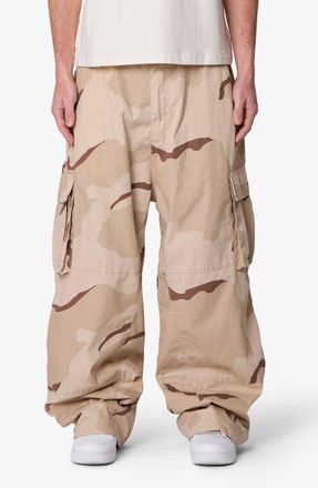 mnml Mega Baggy Cargo Pants in Desert Camo at Nordstrom, Size X-Large