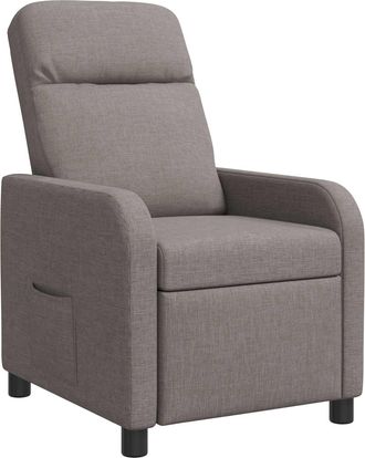vidaXL Recliner Topo Tela Vidaxl
