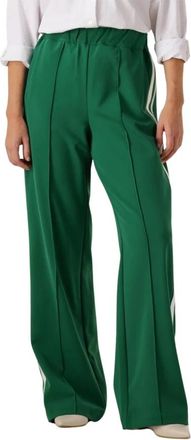 Notre-V Nv-Gita Wijde Broek - Dames - Wijde Broeken - Groen - XS - Polyester - Broeken