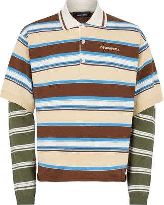 Dsquared2 Sweater - Heren - Polos - Veelkleurig - M - Tops