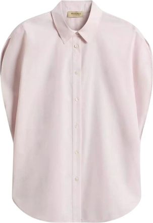 Woolrich Poplin Katoenen Blouse - Dames - Overhemden - Roze - S - Katoen - Overhemden
