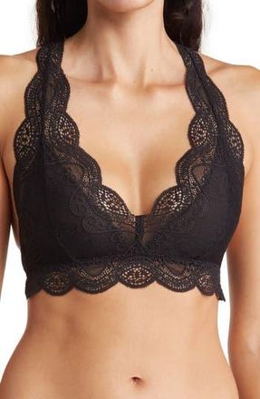 Wishlist Pretty Lace Bralette in Black at Nordstrom Rack, Size Medium