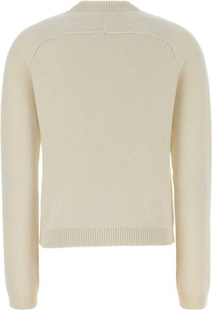 Gucci Womens Wool Blend With Contrast Buttons Cardigan White Mix