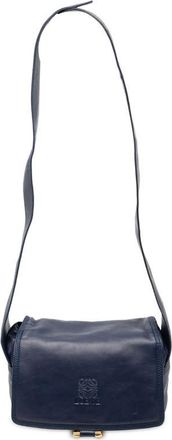 Loewe Pre-owned Loewe Anagram Leather Flap Crossbody Ladies H529MJY39SSS08E0