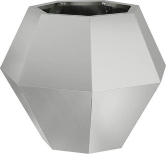 vidaXL Jardinera Plateado 50 X 50 X 40 Cm Acero Galvanizado Vidaxl