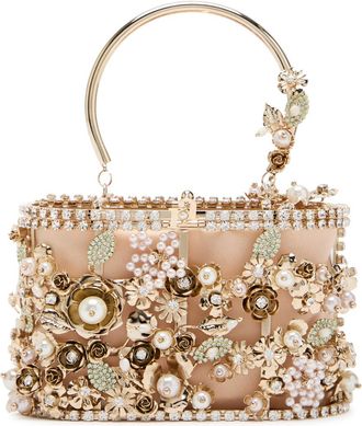 Rosantica Holli Bouquet Embellished top Handle bag - Gold - One Size