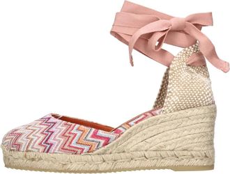 Missoni Eva 60 Wedge Espadrille - Dames - Sleehakken - Veelkleurig - 38 EU - Leer - Schoenen