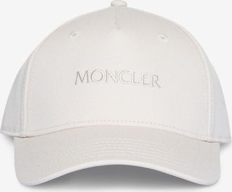 Moncler Bestickte Gabardine-Baseballkappe MONCLER