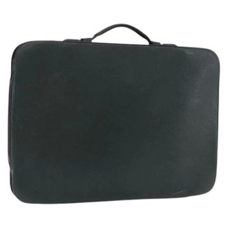 Louis Vuitton Pre-owned Taiga Leather Briefcase - Dames - Pre-owned - Zwart - Maat: ONE Size Leer
