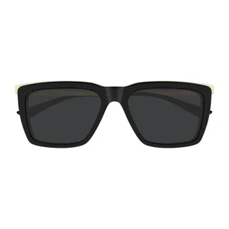 Saint Laurent SL765001 Square Full Rim Sunglasses - Black