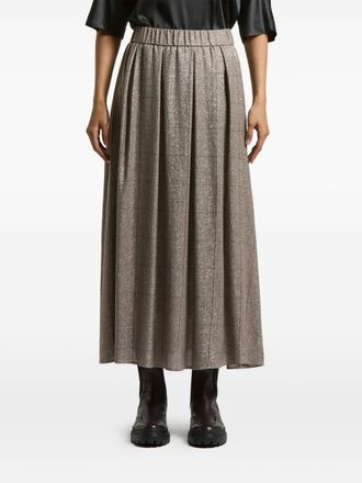 PESERICO Gonna plissettata - Marrone