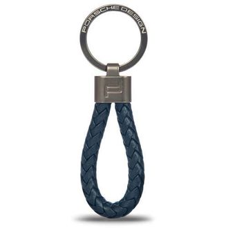 Porsche Design Key Ring Leather Cord in Dark Blue at Nordstrom