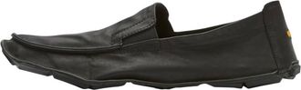 Vibram Fivefingers Mens One Quarter Leather Loafer In Black