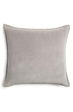 Nordstrom Velveteen Accent Pillow in Grey Opal at Nordstrom
