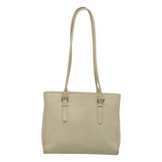 Prada Pre-owned Shoulder Bags, female, Beige, Size: ONE SIZE Pre-owned Vintage shoulder bag