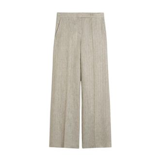 Max Mara Wide Trousers, female, Gray, Size: 2XS Max Mara Rtw... Grey