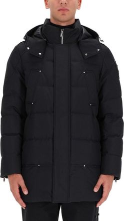 Moose Knuckles Padded Quilted Black Coat