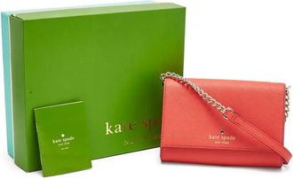 Kate Spade New York 2010s crossbodytas met kettinghengsel - Rood