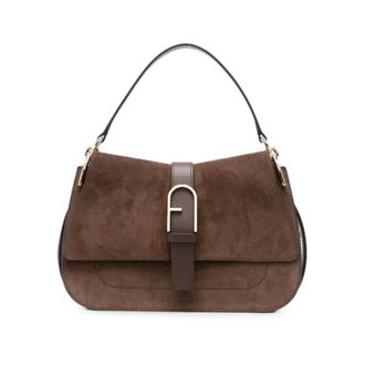 Furla Flow Top Handle - female - Furla - Handbags - Brown - ONE SIZE - Bags