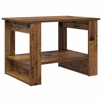 vidaXL Mesa De Caf&eacute; Madera Vieja 72 X 50 X 50 Cm Madera De Ingenier&iacute;a Vidaxl