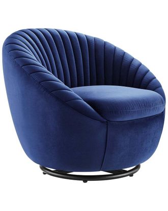 ModWay Whirr Tufted Performance Velvet Swivel Chair