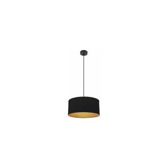 Fabrilamp Fabrilamp - Colgante Anuska 1xe27 Negro/negro-oro Regx40x40 Cm