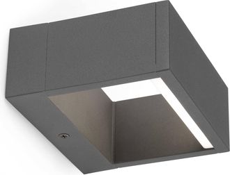 Netlighting Alp LED Outdoor Wall Light Dark Grey IP54