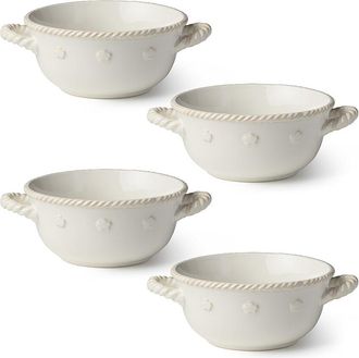 Certified International Heritage Set Of 4 Soup Crocks