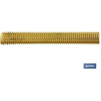 cofan Cofan - Din 975 M-16 Laton, Varilla Roscada Din 975 1 Metro En Lat&oacute;n